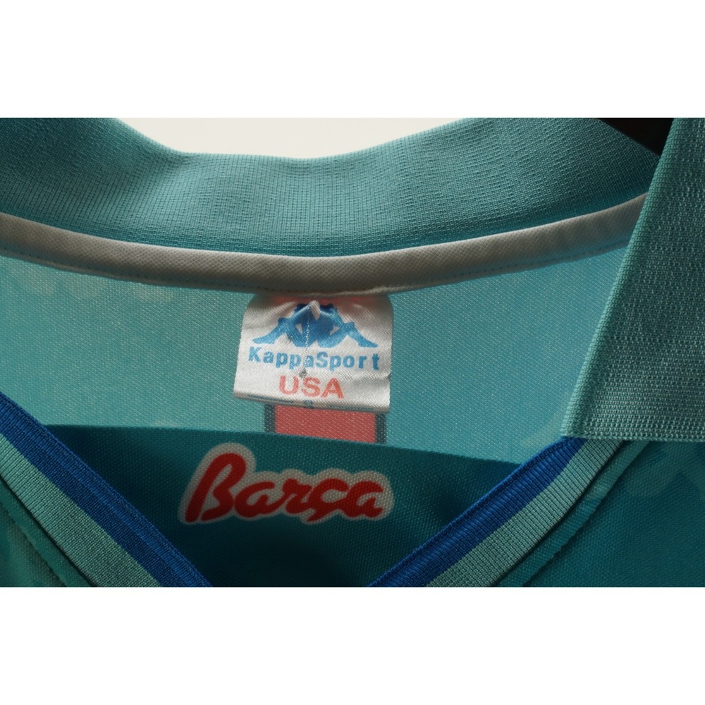 Vintage 90s 1995-1997 Kappa Barcelona FCB Albert Ferrer Soccer Jersey Mens Small - Picture 4 of 16